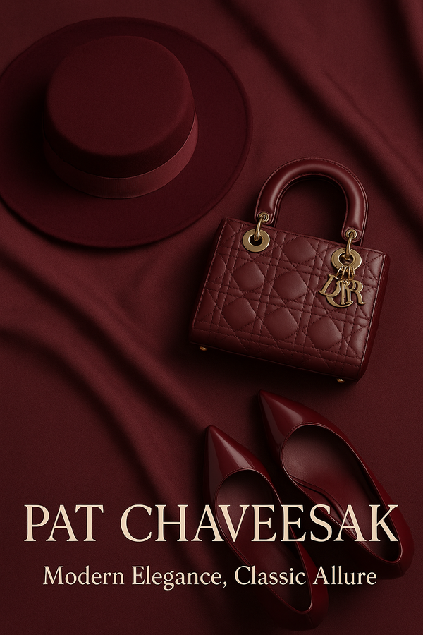 Crimson Poise: A Study in Refined Simplicity