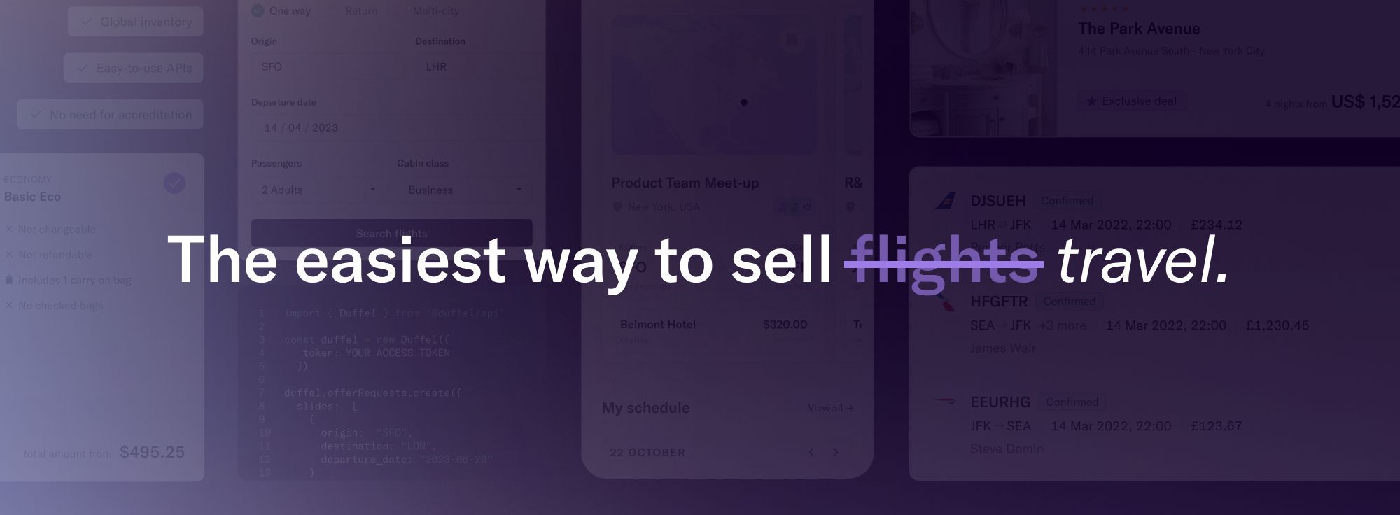 The easiest way to sell travel