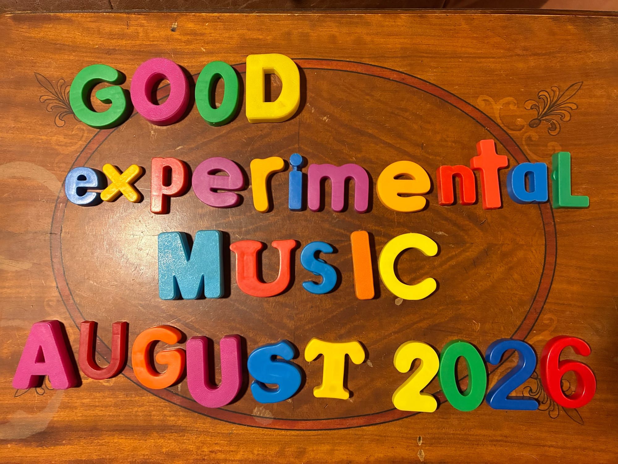 Good Experimental Music: August 2026