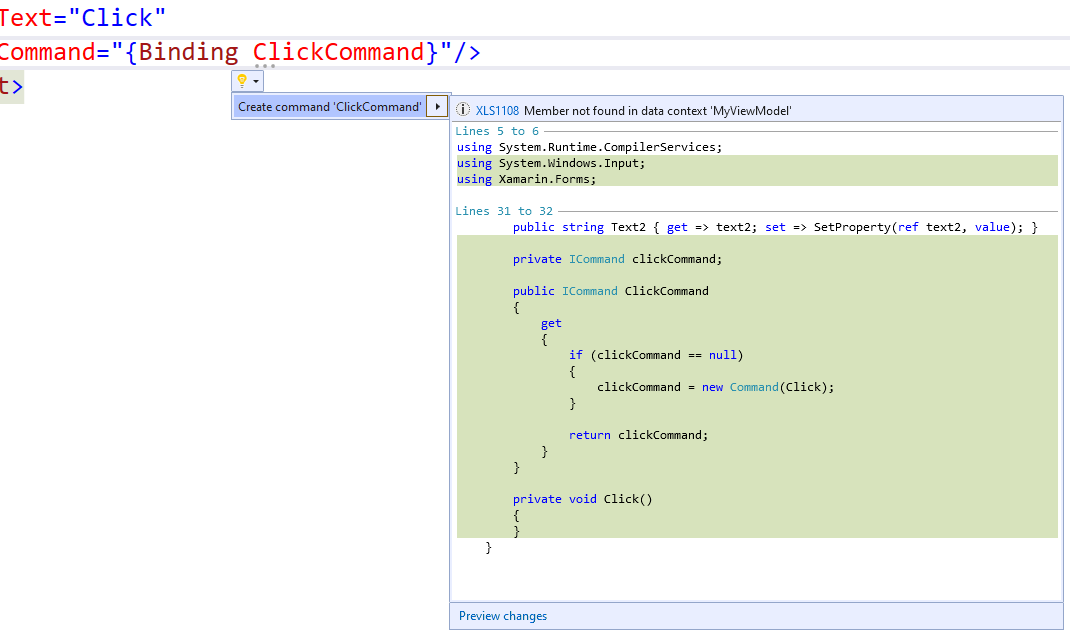 Command and method being created!