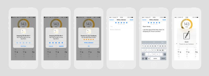 Asking for app reviews really works! It just takes 1 line of code!