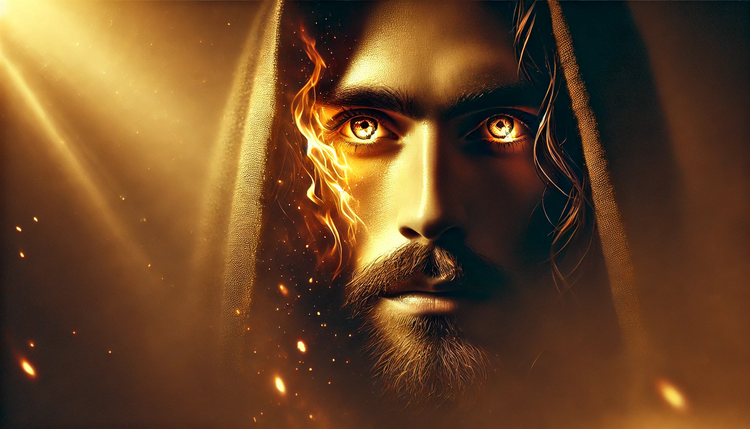 His Eyes Are Like Fire