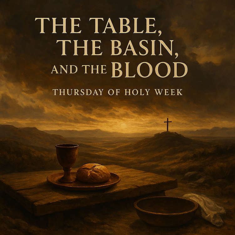 The Table, the Basin, and the Blood Thursday Is Where the Kingdom Turns Violent