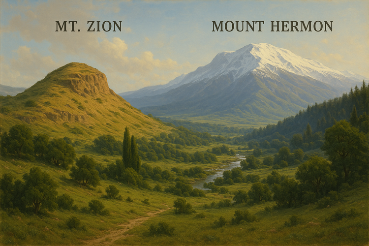 The Difference Between Mt Zion and Mount Hermon