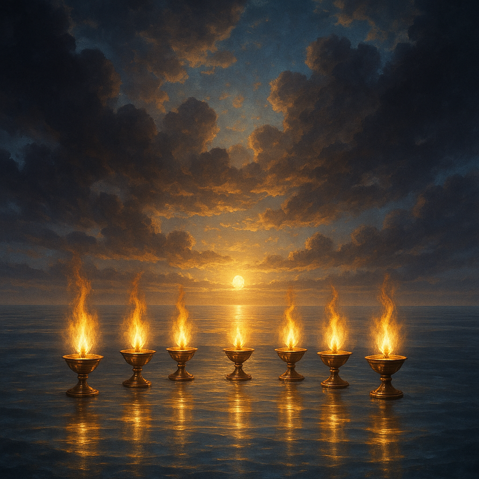 The Seven Lamps and the Sea of Glass