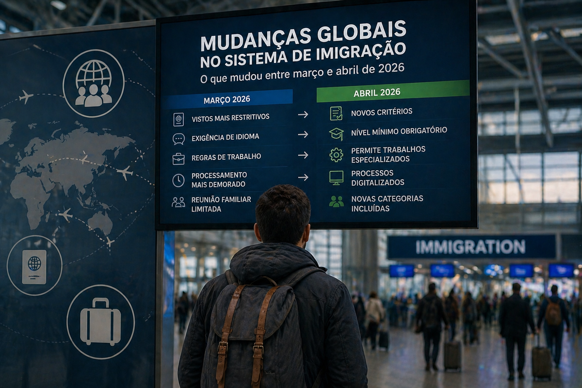 Mudanças Globais no Sistema de Imigração: o que mudou entre março e abril de 2026