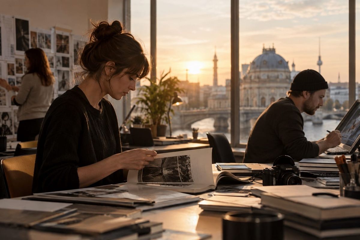 Cena editorial em Alemanha sobre contribuição sobre serviços artísticos