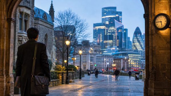 Graduado deixa universidade britânica em direção ao centro financeiro de Londres