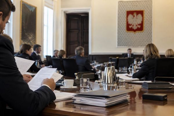 Cena editorial em Polônia sobre polônia aprova imposto de 60% sobre lucros extras