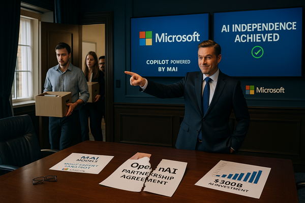 Enterprise AI Intelligence Weekly: Microsoft's $300B Independence Play - Building Their Own AI While Leaving OpenAI Behind