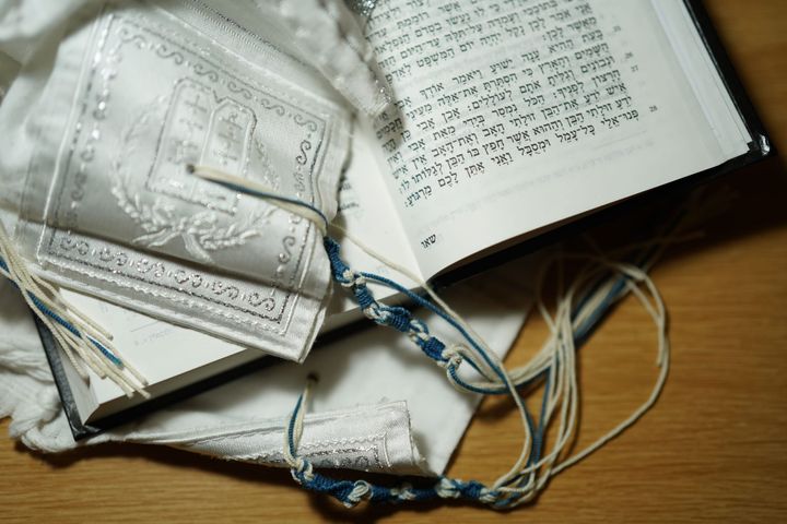 Prayer shawl and prayer book