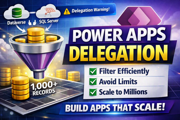 Power Apps Delegation Explained: Build Enterprise Apps That Scale to Millions of Records