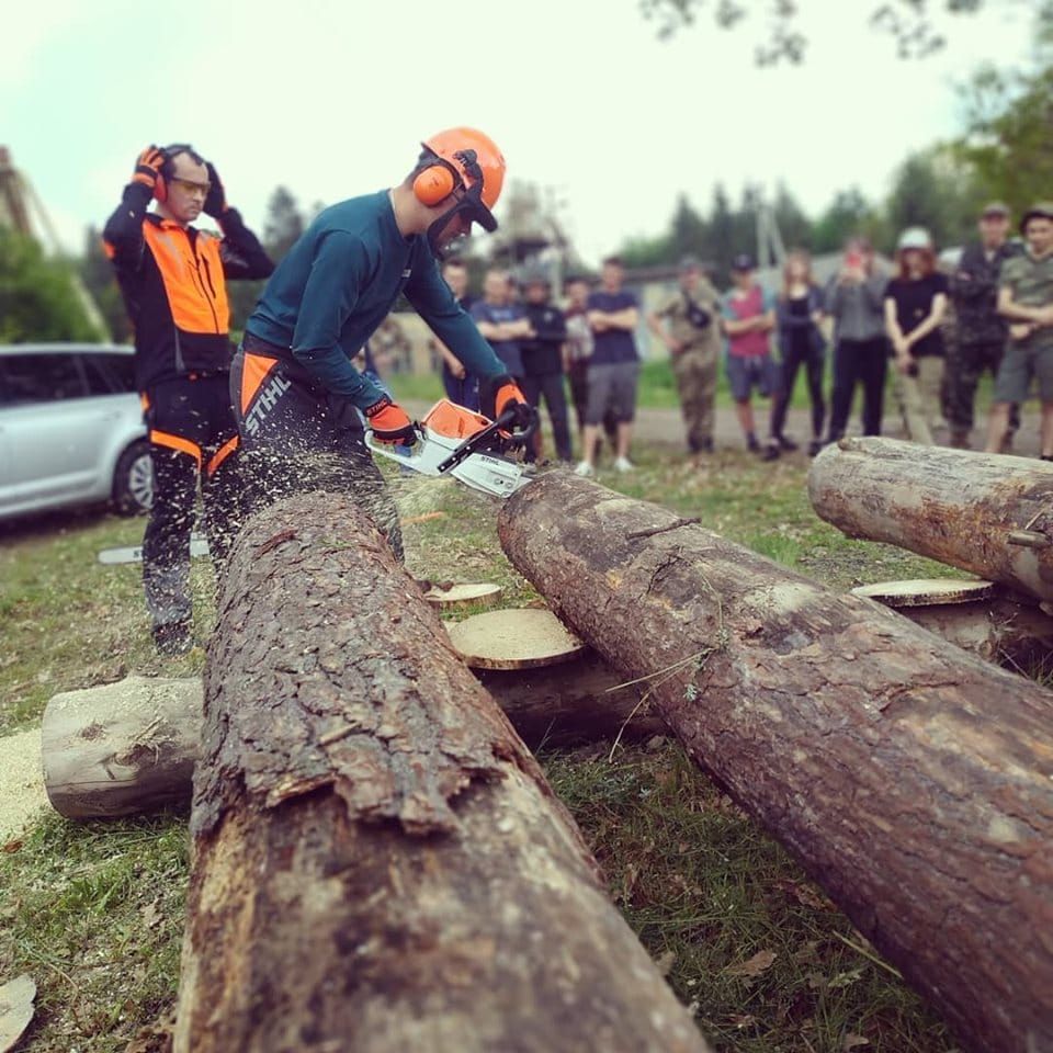 Майстерклас фірми STIHL щодо застосування сучасних механізмів на лісозаготівельних роботах