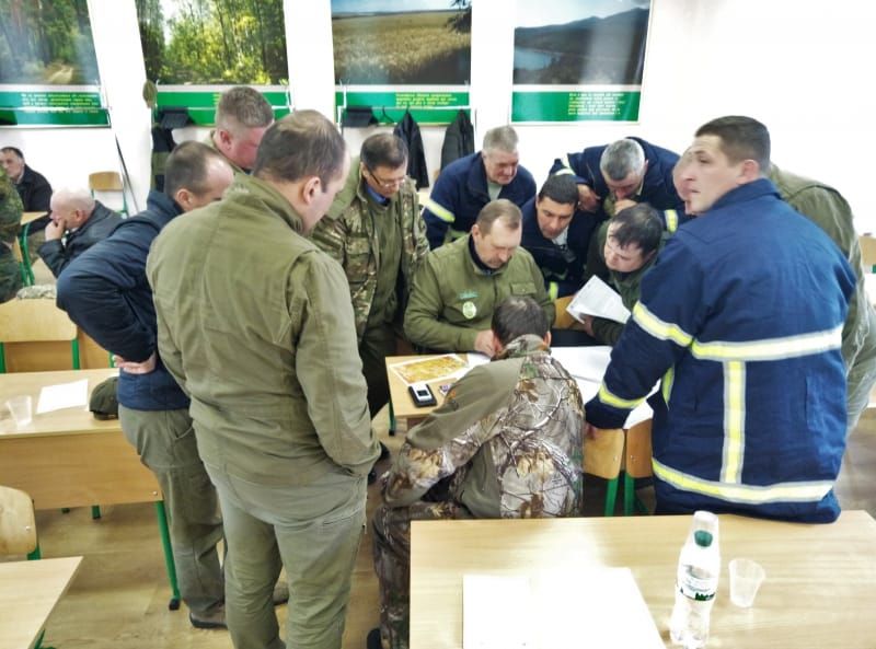 Лісова охорона Боярської лісової дослідної станції пройшла навчання з ефективності запобігання, виявлення, реагування та гасіння лісових пожеж