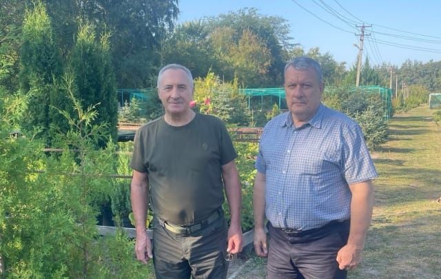 Ректор Вадим Ткачук із робочим візитом відвідав Боярську лісову дослідну станцію