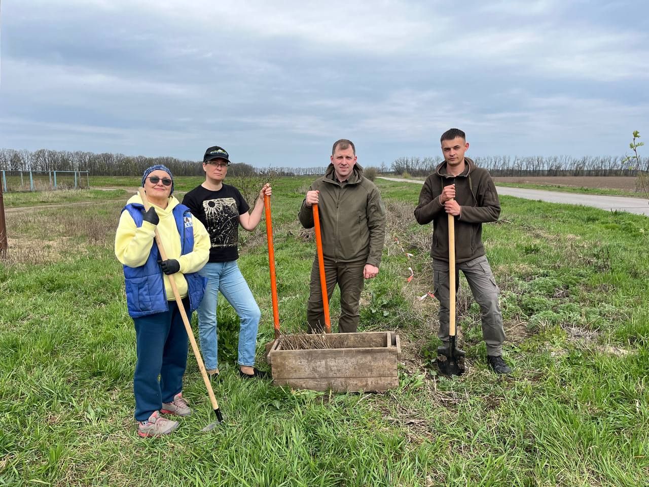 Боярська ЛДС долучилася до догляду за «Лісосмугою життя» у Білогородській громаді