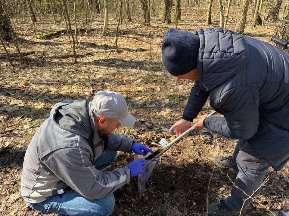 Співробітники Боярської ЛДС долучилися до польових досліджень у рамках міжнародної ініціативи MoniForSoil