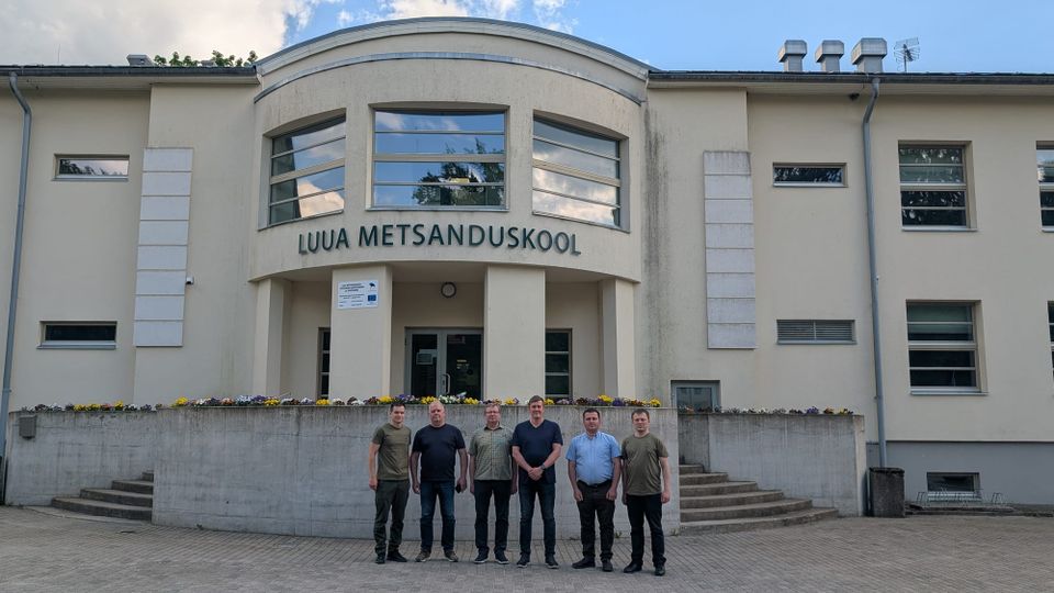 Естонський досвід для українського лісівництва: фахівці Боярської ЛДС вивчали підготовку операторів лісових машин у школі Лууа