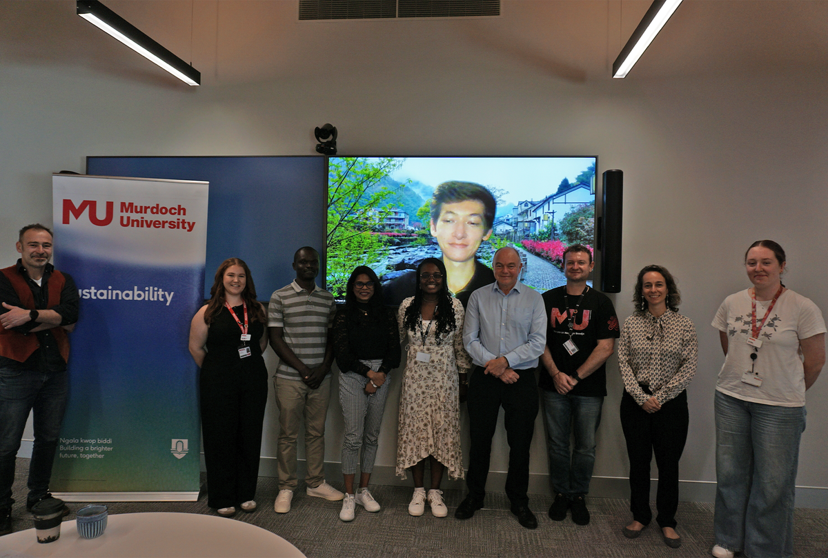 So committed to sustainability, we let our students do the audit