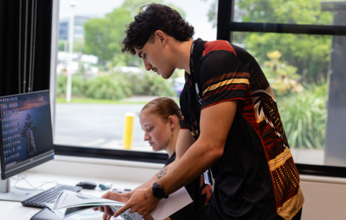 Connection is key, says student success mentor and Brisbane Striker fullback