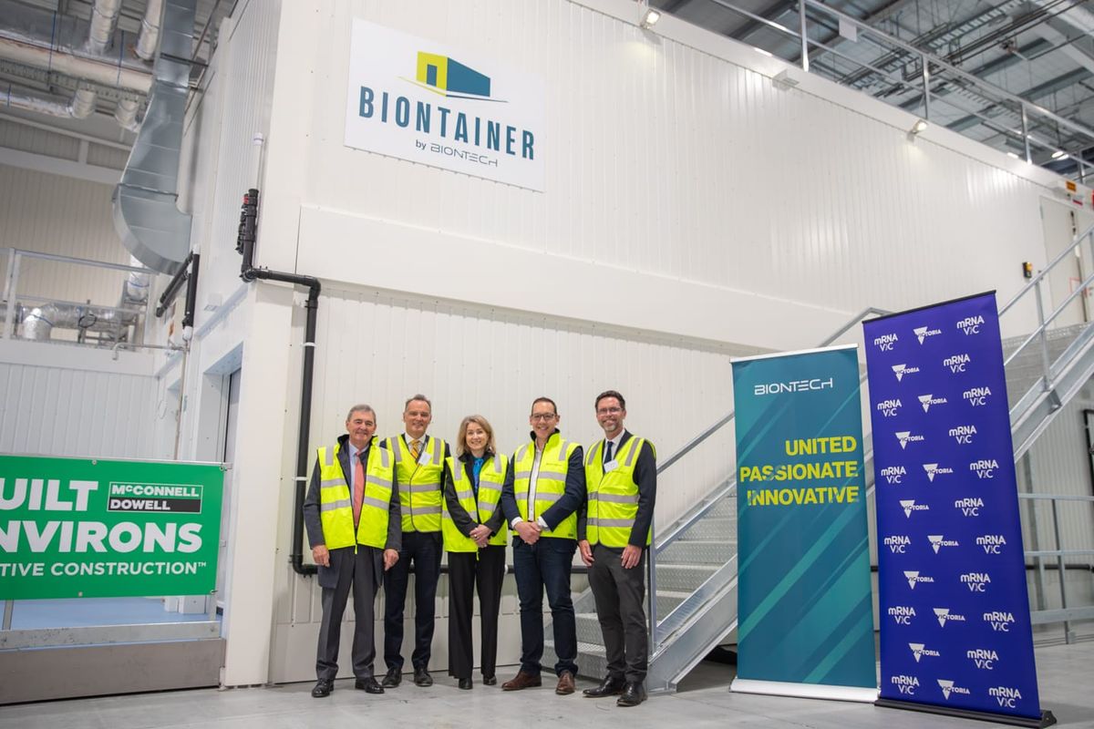 Milestone for mRNA manufacturing facility
