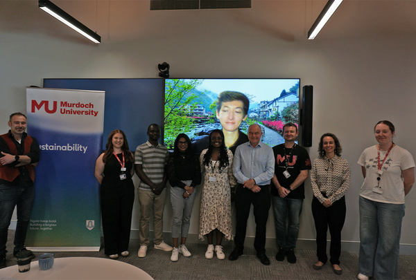 So committed to sustainability, we let our students do the audit