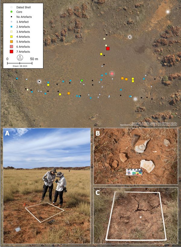 How water and clay shape archaeological record at Murujuga