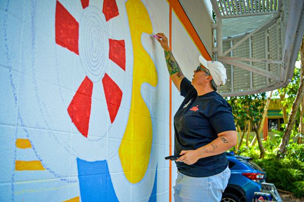 Bringing campus spaces to life: CDU joins Darwin Street Art Festival for first time