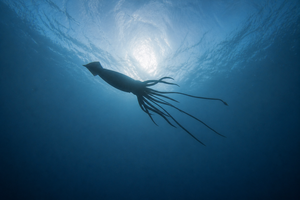 Giant squid among rare and elusive marine life detected off WA’s coast