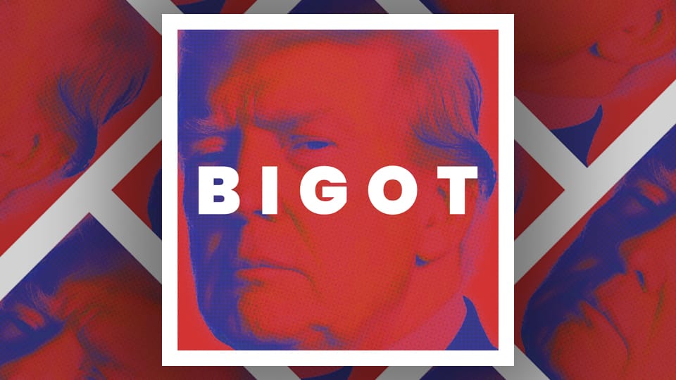 Stereoactive Presents:  Reasons for Disqualification, Part 3 – Trump is a Bigot.
