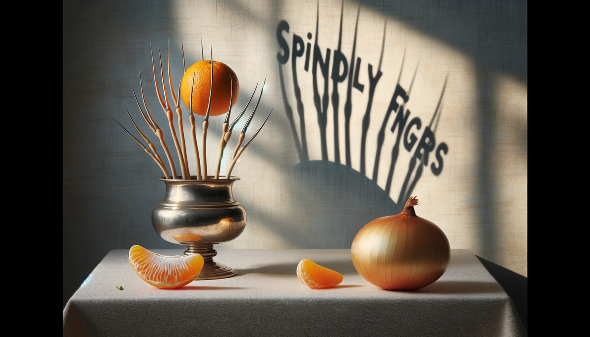 the fingers in this image