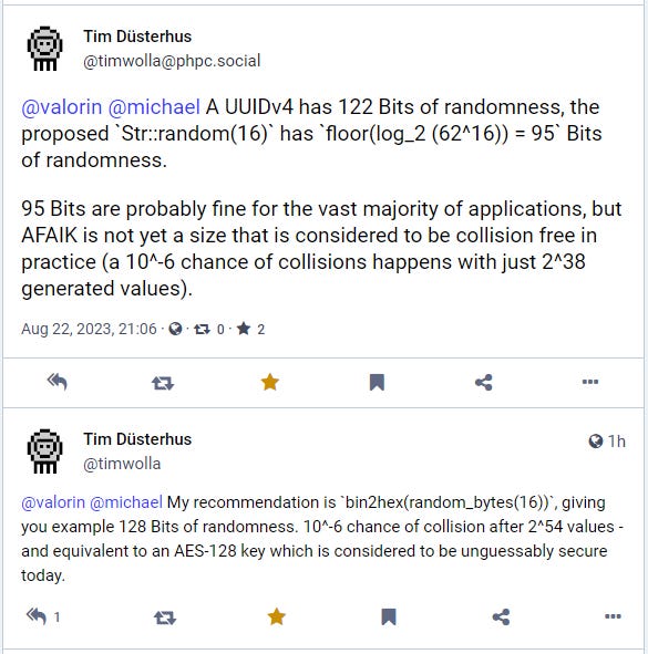 A summary of the posts follow the image.