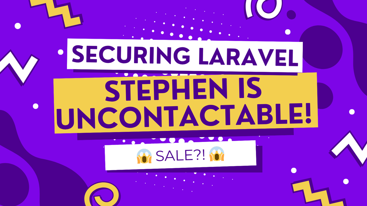 Stephen Is Uncontactable Sale?! 😱