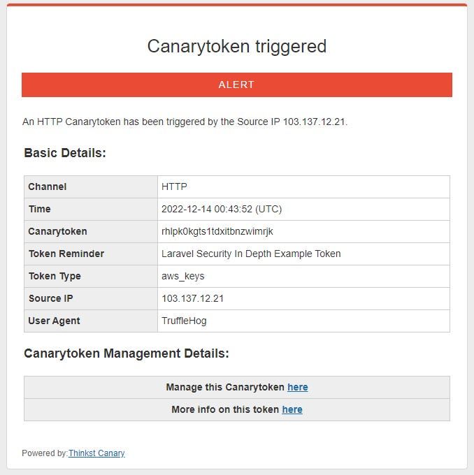 Security Tip: Canary Tokens