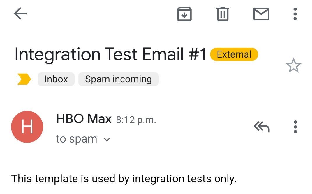 Security Tip: Non-production Mail Sending
