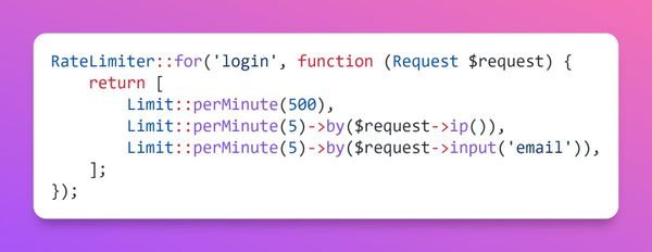 Security Tip: Multiple Rate Limits