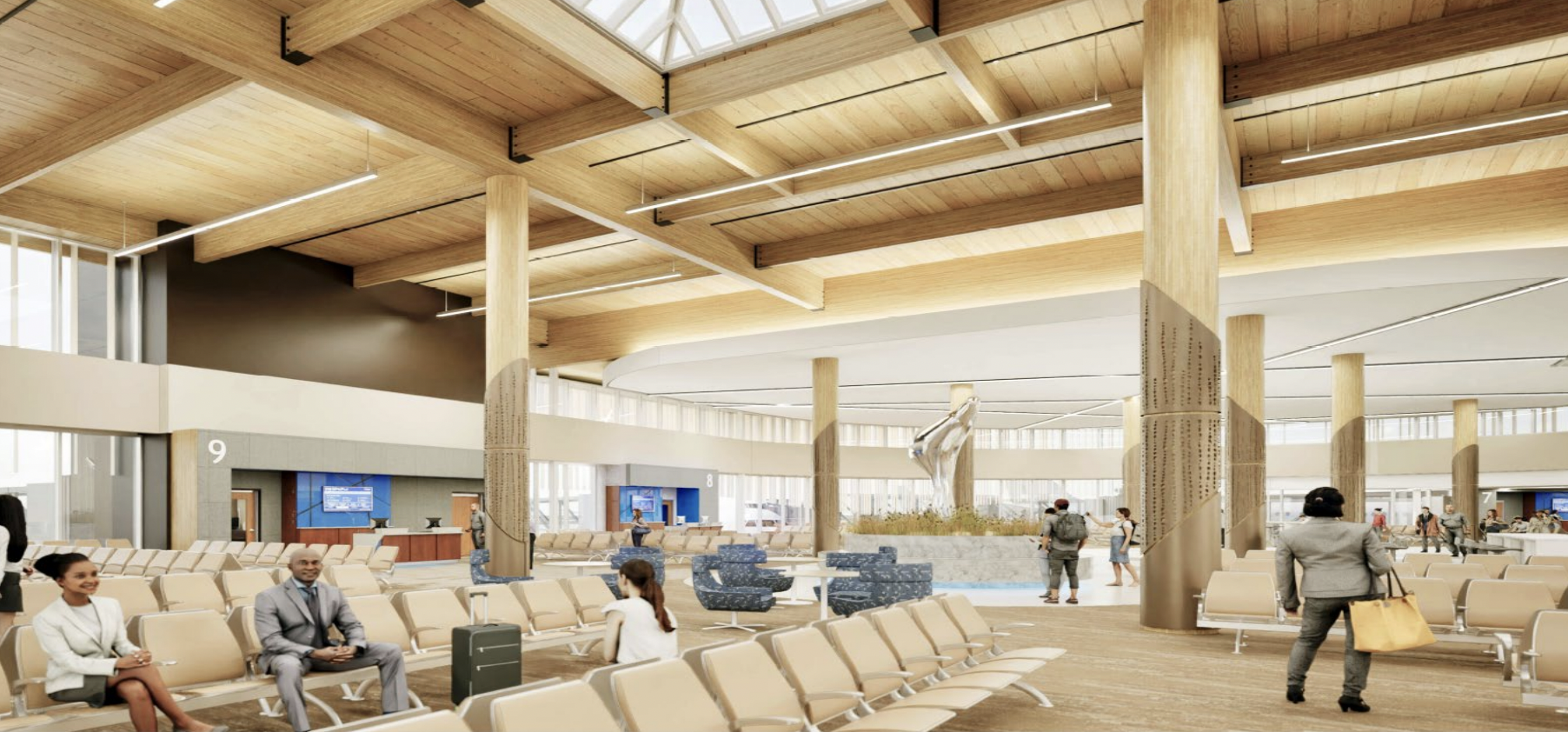 Rendering of new gates.