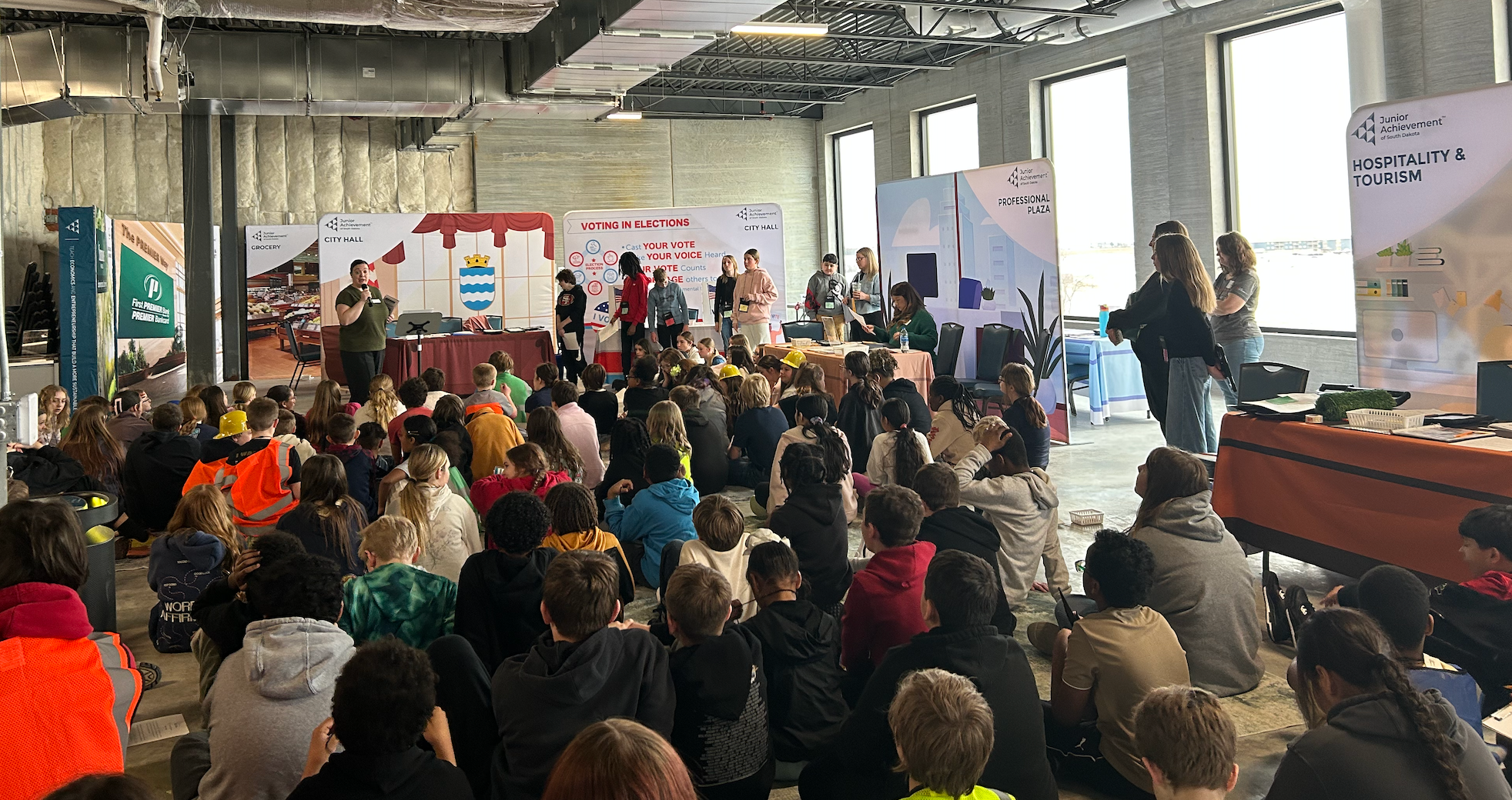 This program lets kids practice running their own town