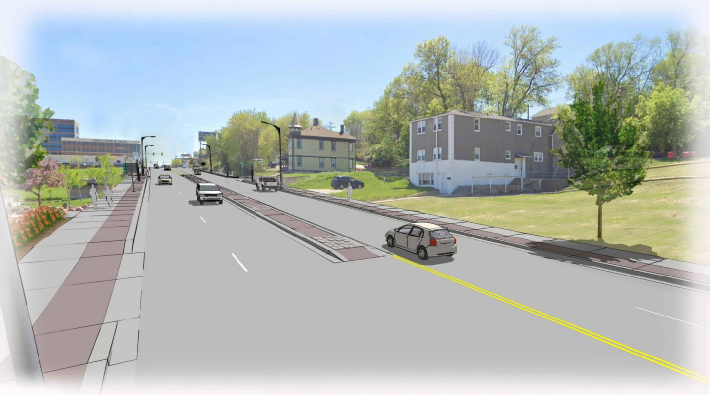 Simplified: Minnesota Ave. medians and a reset