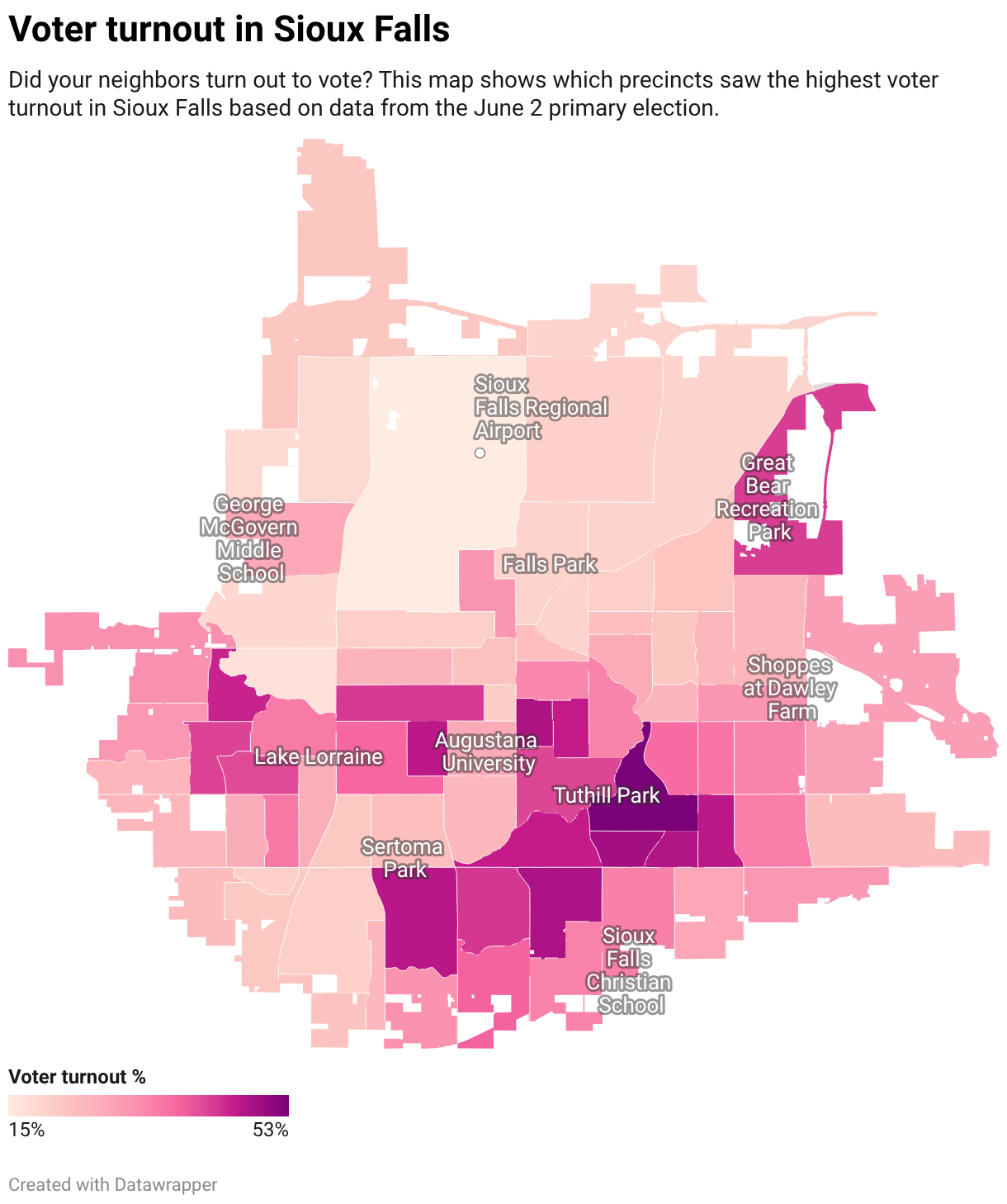 Map: How many people in your neighborhood turned out to vote?