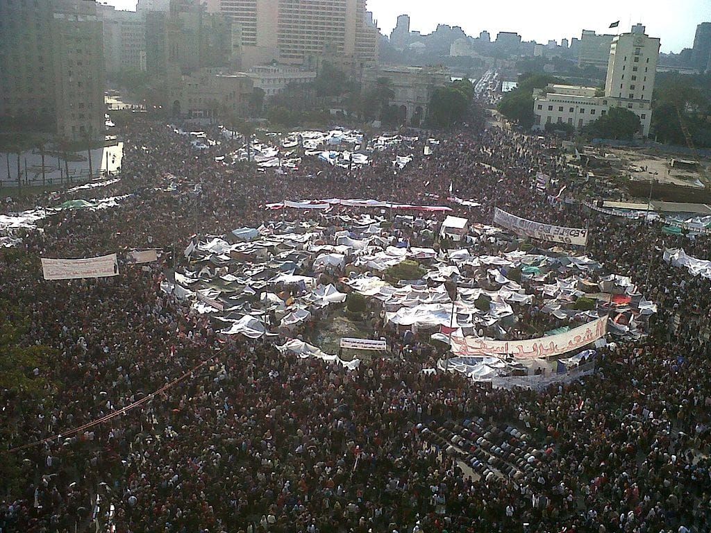 Exploded hearts of the arab spring