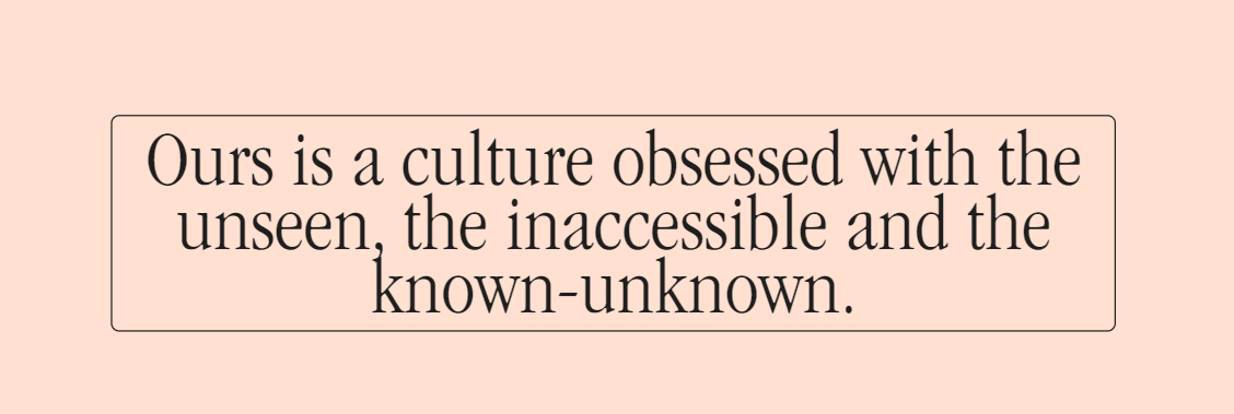 On the open secret