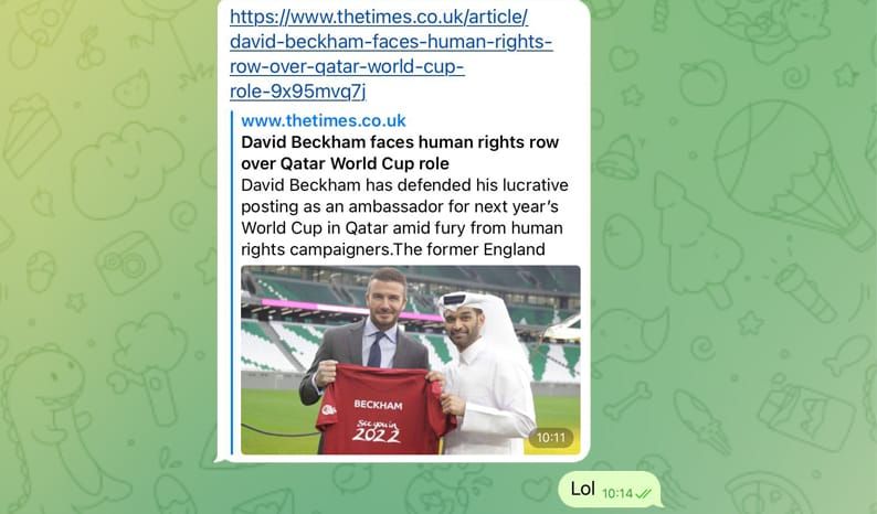 On qatar 2022