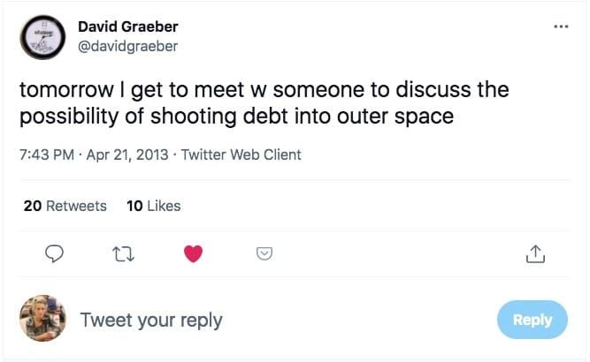 Debt: a science fiction