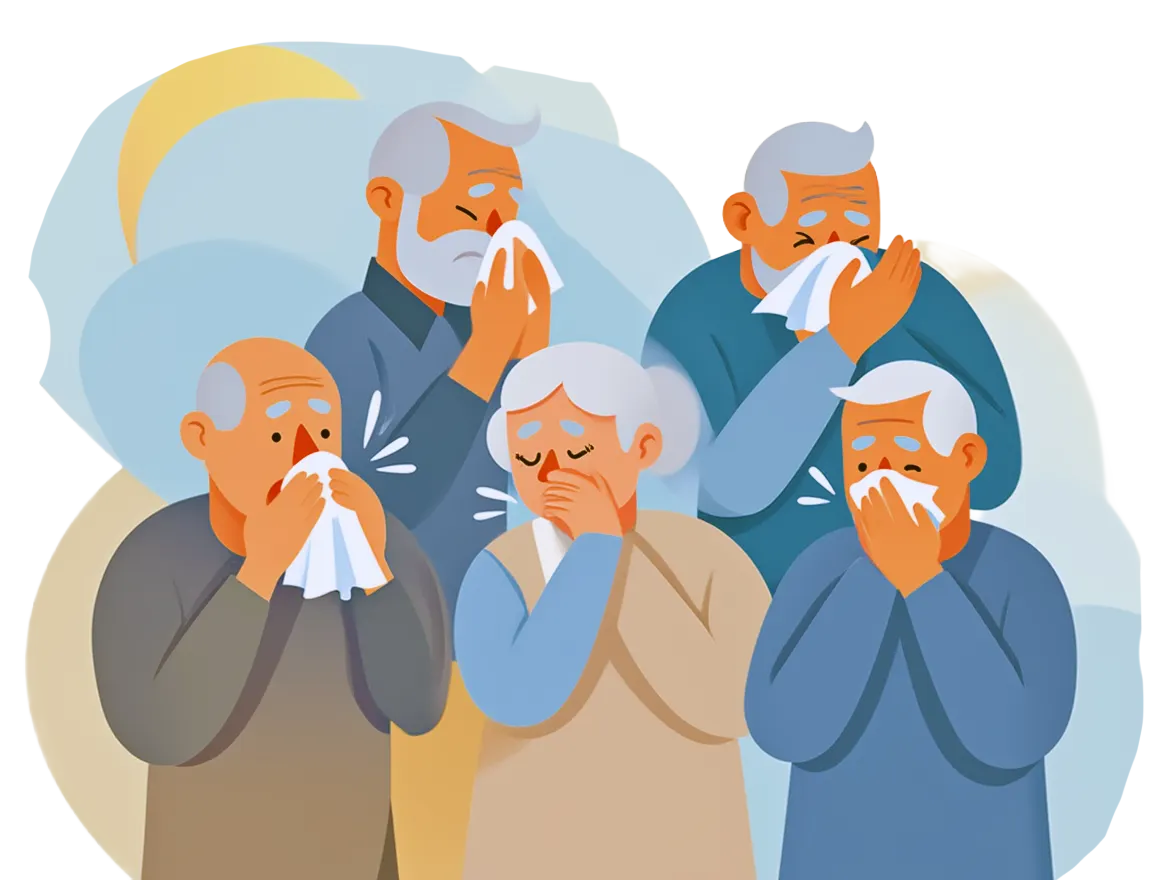 Coughing? Sneezing? Runny nose? You're not alone.