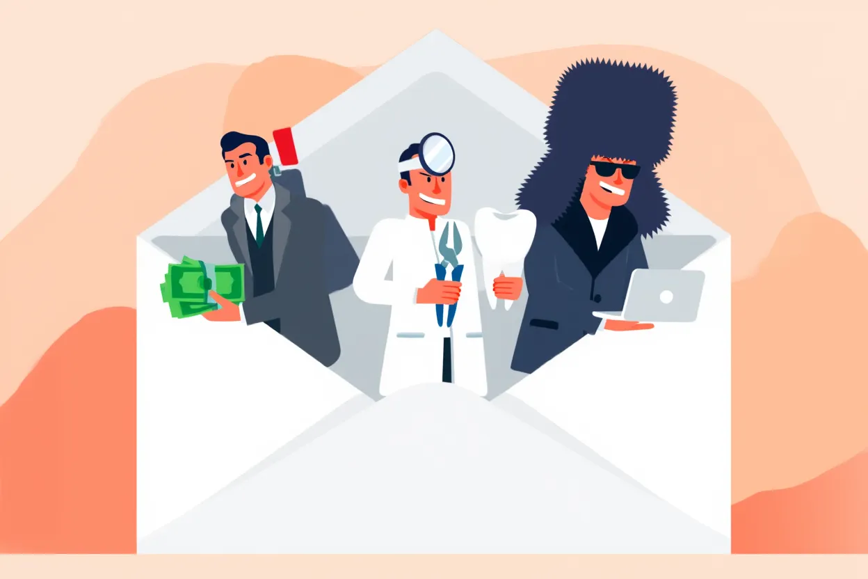 A Banker, a Dentist, and a Russian Walk Into Your Inbox