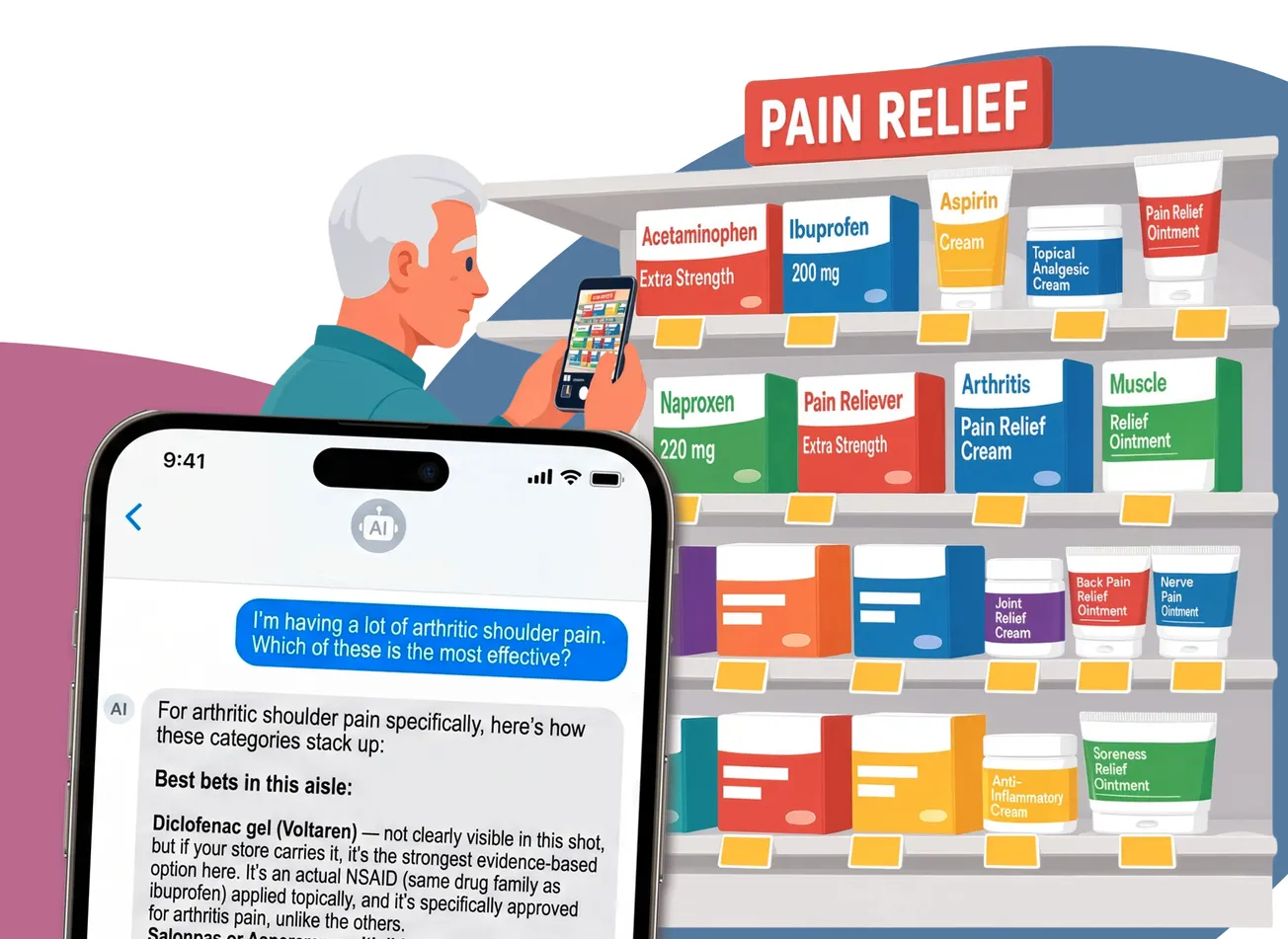 AI for Seniors #2: The Drug Store - a Quick Overview When Looking for OTC Meds