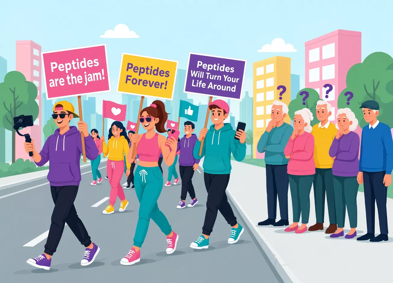 Influencers Are Lining Up. Get Ready for the Peptide Parade.