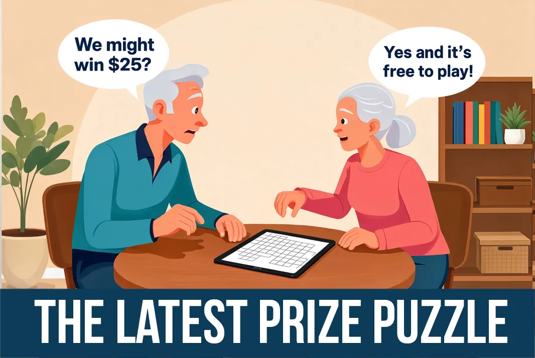 Welcome to Prize Puzzle #2: Win a $25 Gift Card