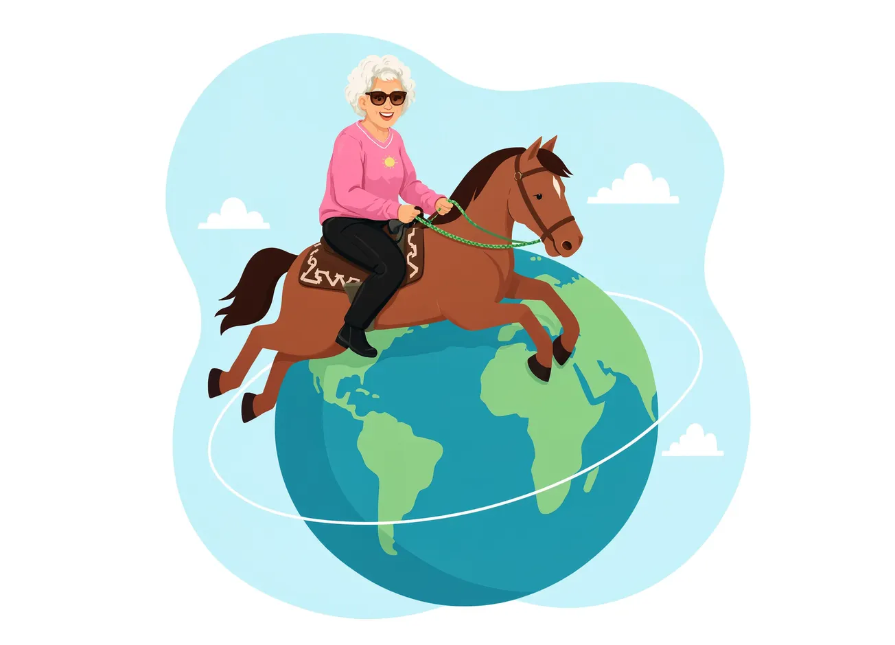She Set Out to Ride a Horse in All 50 States. It Took Her 32 Years and Six Continents.
